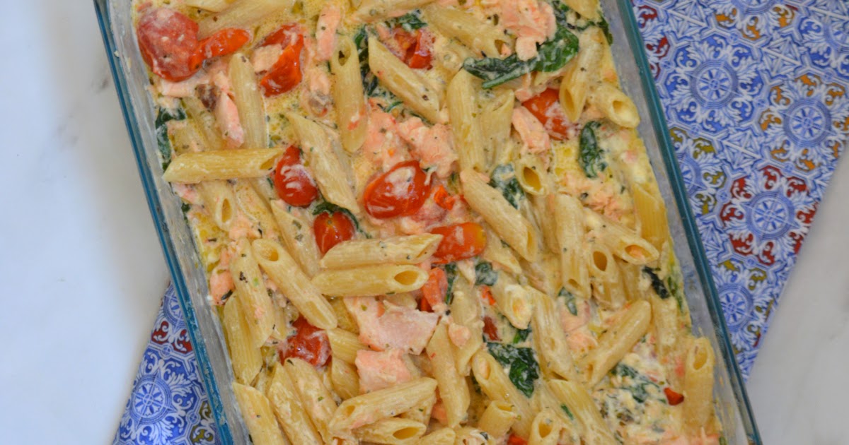 Massa Cremosa de Salmão no Forno